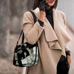 Flying US Dollar Print Double Strap Bible Bag