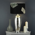 Flying US Dollar Print Drum Lamp Shade