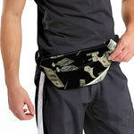 Flying US Dollar Print Fanny Pack
