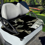 Flying US Dollar Print Golf Cart Seat Cover