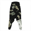 Flying US Dollar Print Hammer Pants