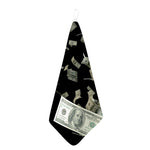Flying US Dollar Print Hand Towel