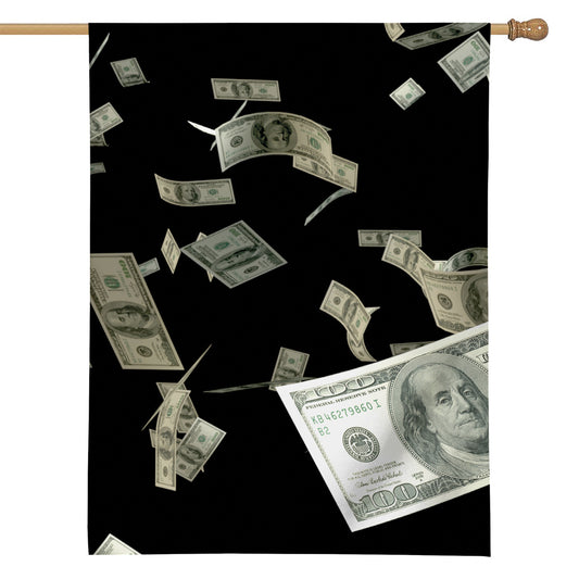 Flying US Dollar Print House Flag