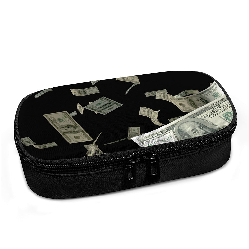 Flying US Dollar Print Insulin Cooler Travel Case