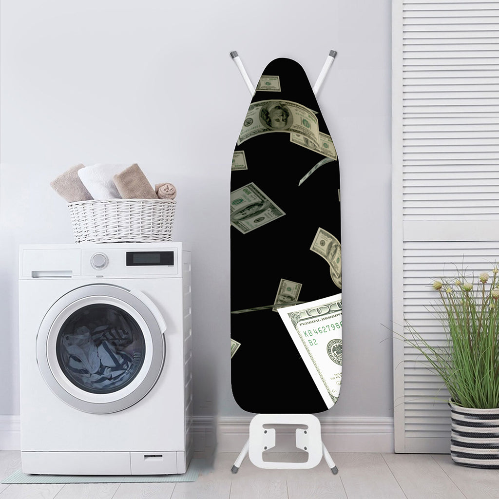 Flying US Dollar Print Ironing Board Cover