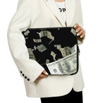 Flying US Dollar Print Laptop Sleeve