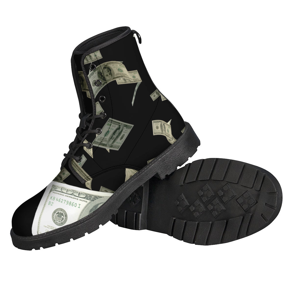 Flying US Dollar Print Backpack