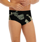 Flying US Dollar Print Men's Briefs