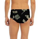 Flying US Dollar Print Men's Briefs