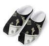 Flying US Dollar Print Mesh Casual Shoes