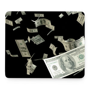 Flying US Dollar Print Mouse Pad