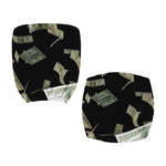 Flying US Dollar Print Office Chair Cover