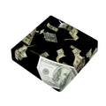 Flying US Dollar Print Outdoor Seat Cushion Cover