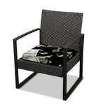 Flying US Dollar Print Outdoor Seat Cushion Cover