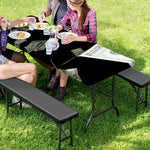 Flying US Dollar Print Picnic Table Cover