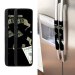 Flying US Dollar Print Refrigerator Handle Covers