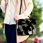 Flying US Dollar Print Shoulder Strap Bible Bag