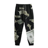 Flying US Dollar Print Sweatpants