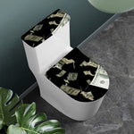 Flying US Dollar Print Toilet Lid And Tank Cover Set
