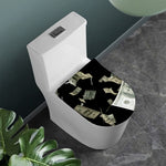 Flying US Dollar Print Toilet Lid Cover
