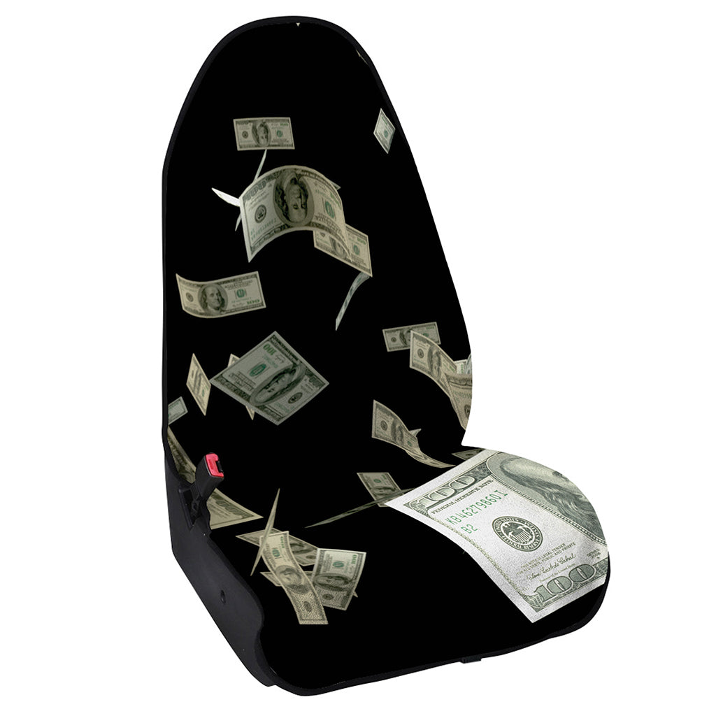 Flying US Dollar Print Waterproof Car Seat Cover