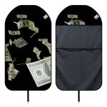 Flying US Dollar Print Waterproof Car Seat Cover