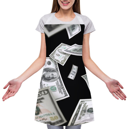 Flying USD Print Adjustable Apron