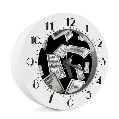 Flying USD Print Alarm Clock