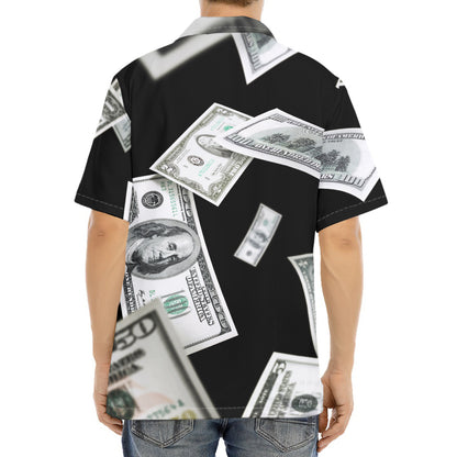 Flying USD Print Aloha Shirt