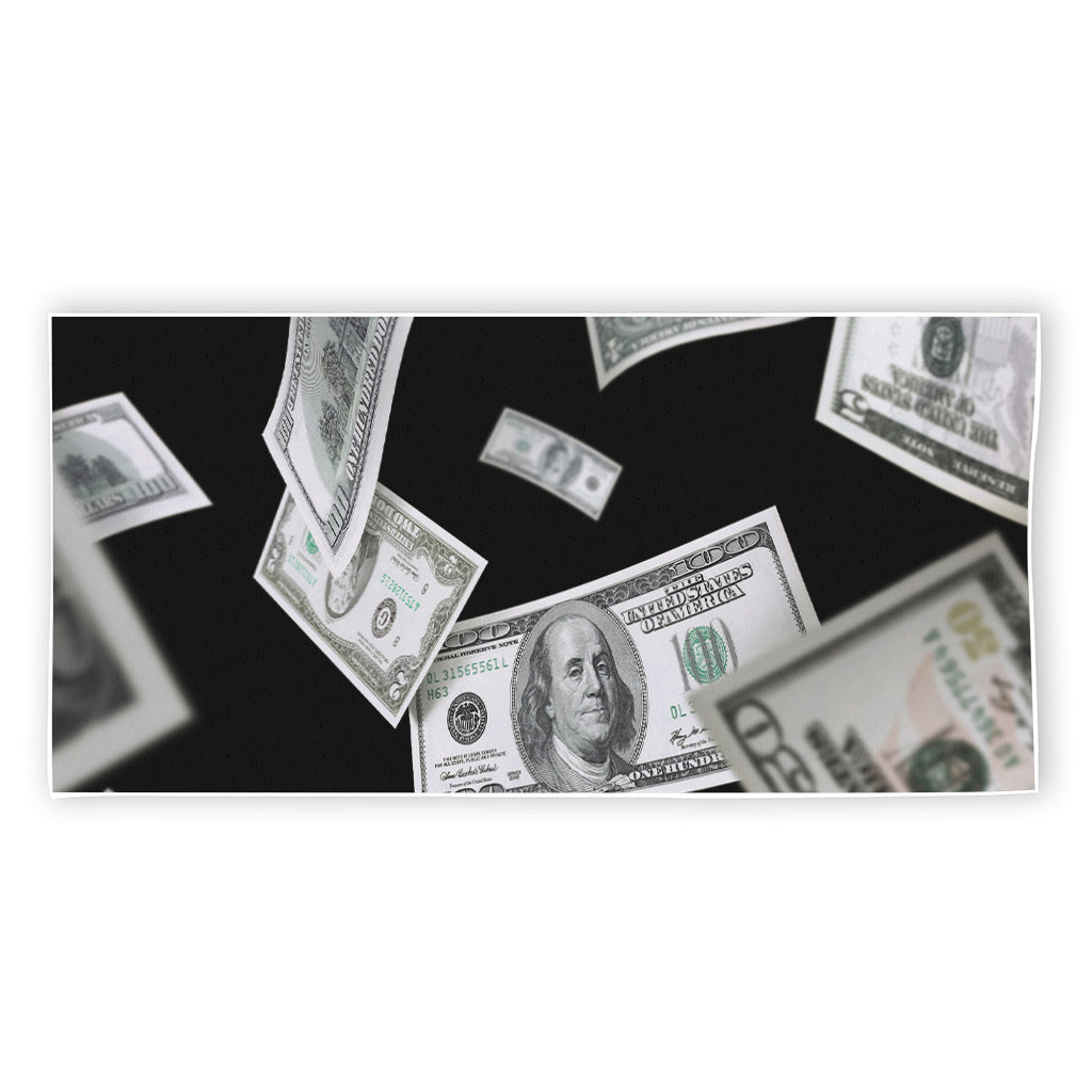 Flying USD Print Beach Towel