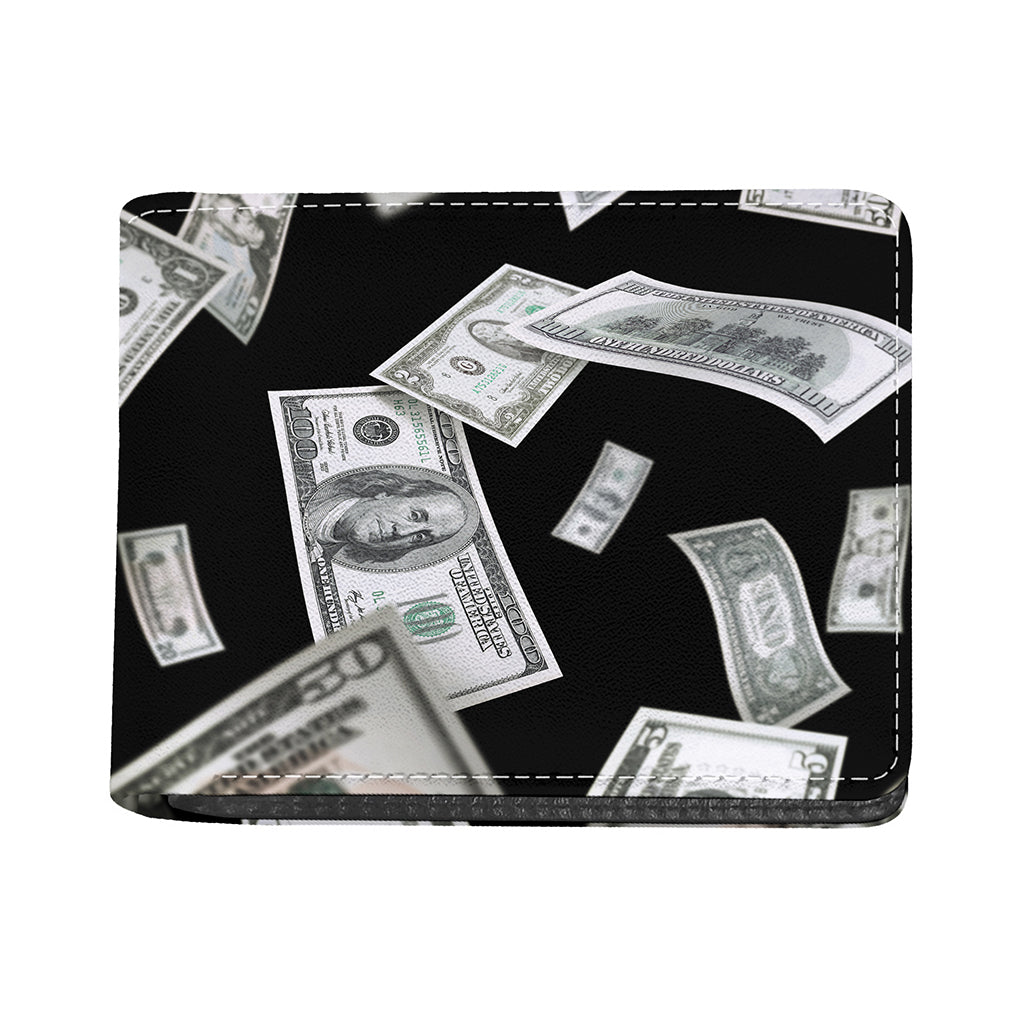 Flying USD Print Bifold Wallet