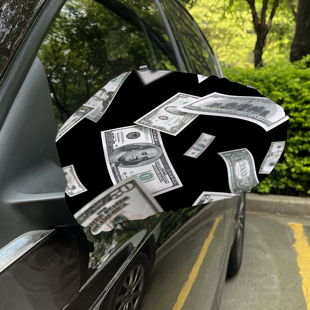Flying USD Print Car Side Mirror Covers