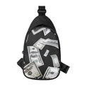 Flying USD Print Sling Bag