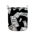 Flying USD Print Collapsible Laundry Basket