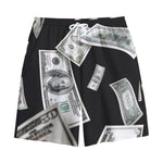 Flying USD Print Cotton Shorts