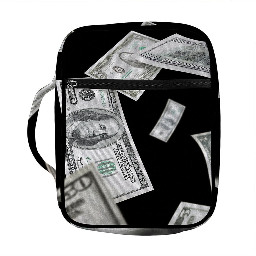 Flying USD Print Front Pocket Bible Bag