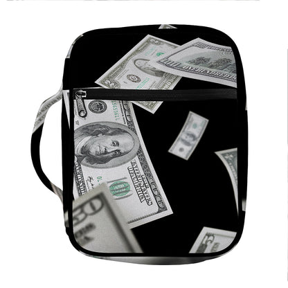 Flying USD Print Front Pocket Bible Bag