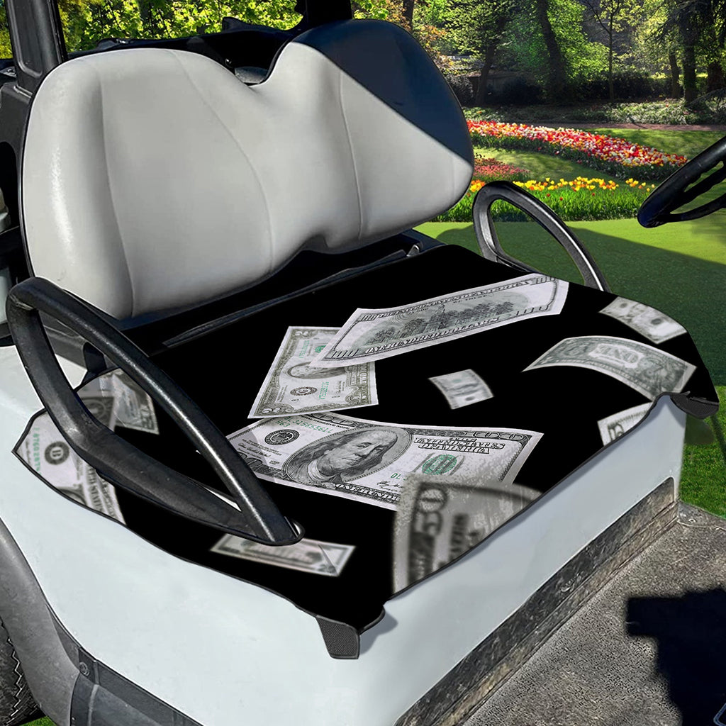 Flying USD Print Golf Cart Seat Cover