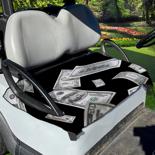 Flying USD Print Golf Cart Seat Cover