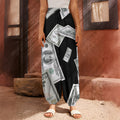 Flying USD Print Harem Pants