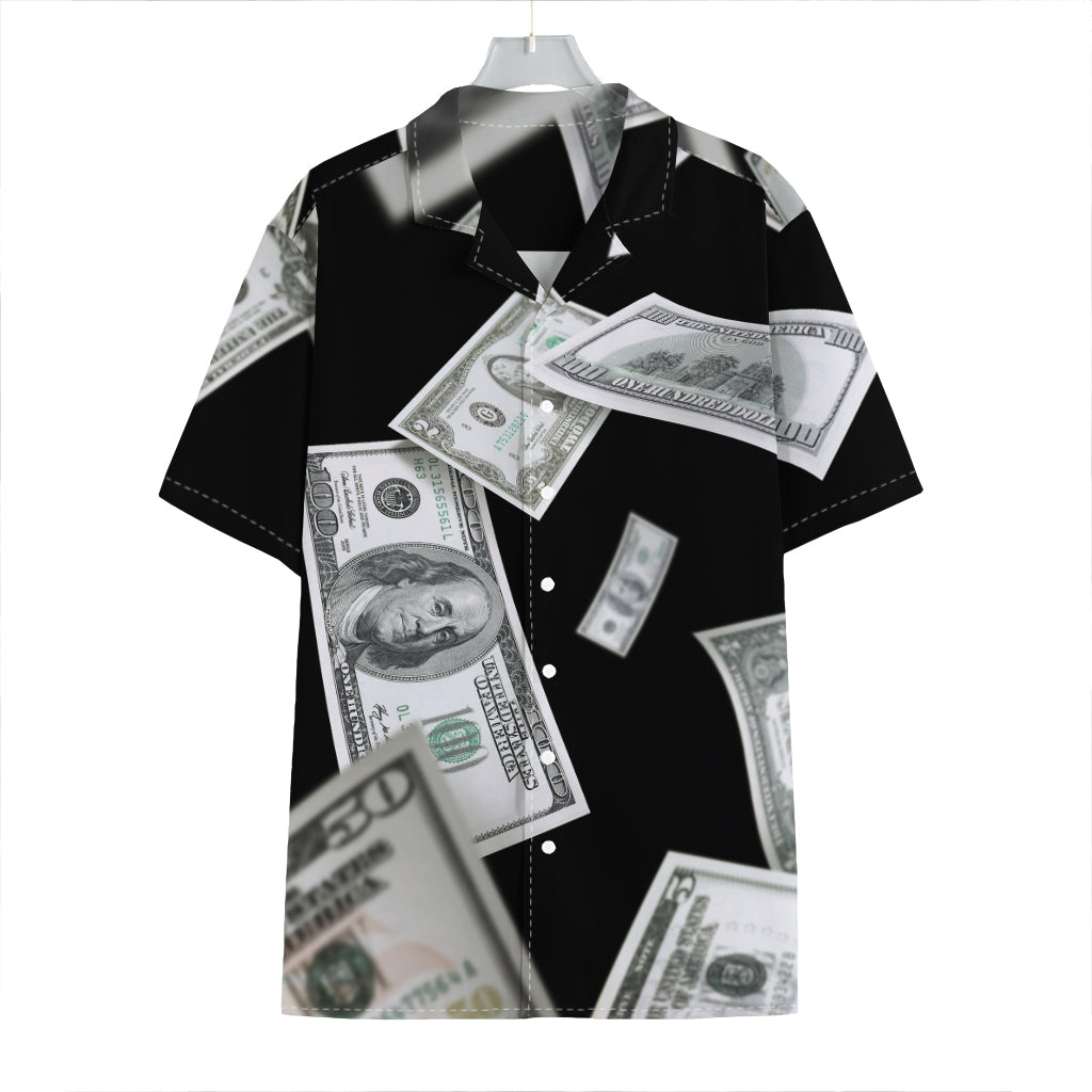 Flying USD Print Hawaiian Shirt