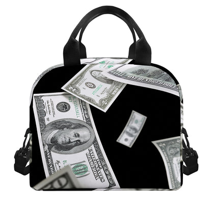 Flying USD Print Insulated Lunch Bag