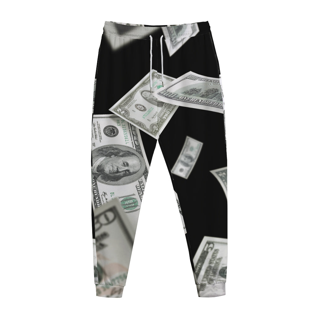 Flying USD Print Jogger Pants