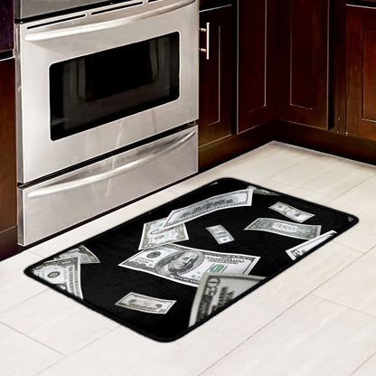 Flying USD Print Kitchen Mat