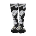 Flying USD Print Long Socks