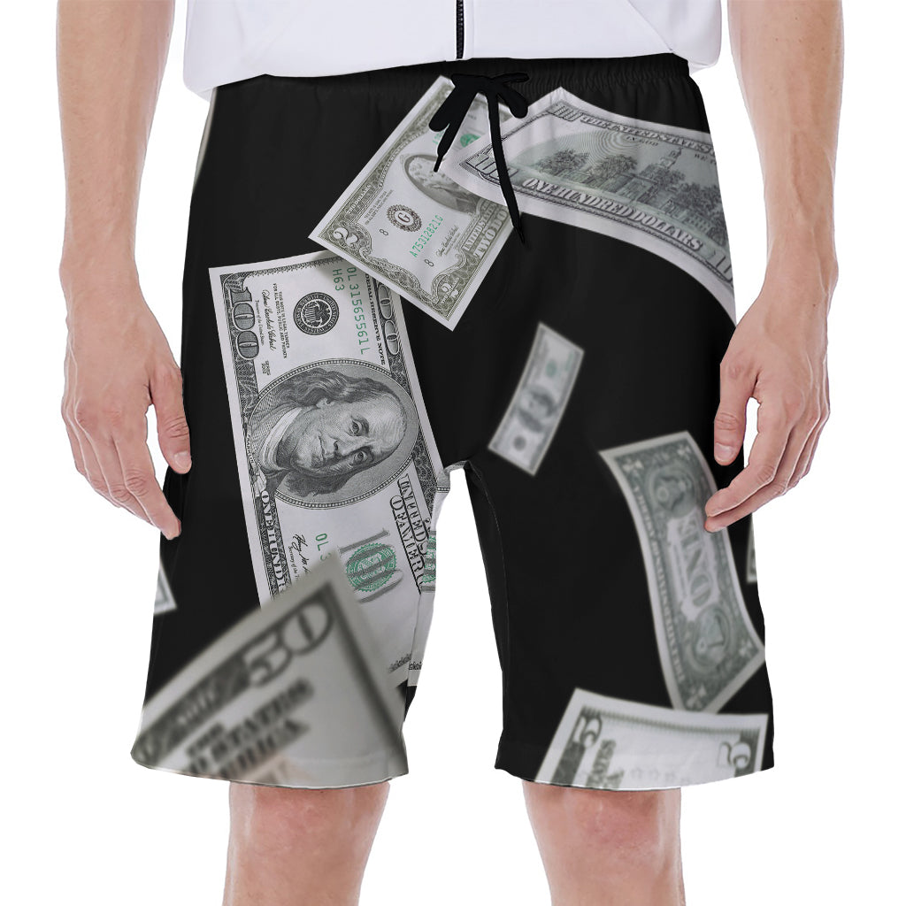 Flying USD Print Men's Beach Shorts