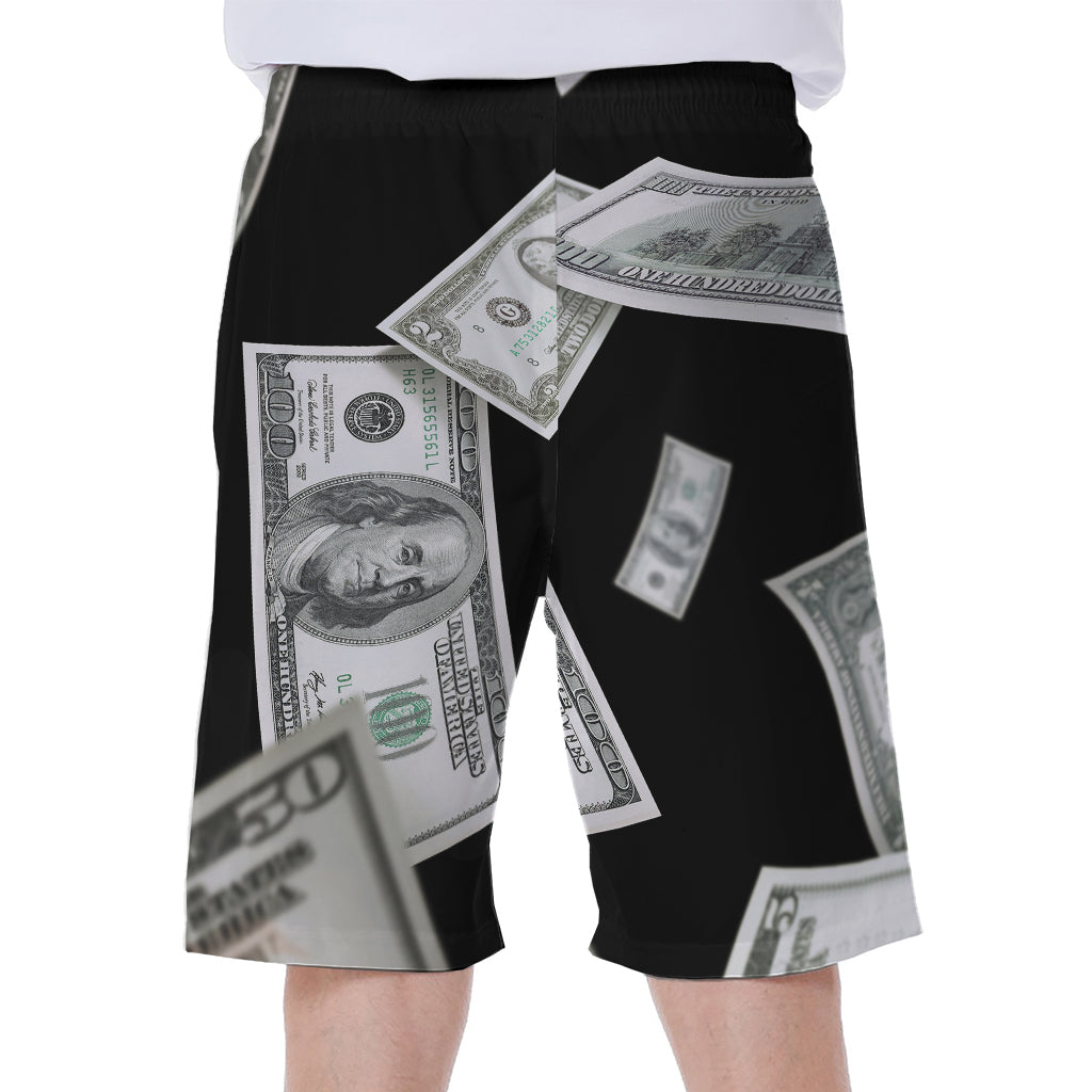 Flying USD Print Men's Beach Shorts