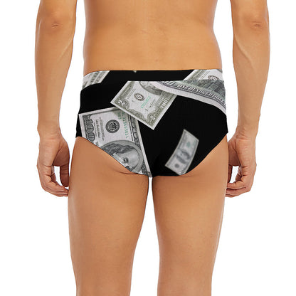 Flying USD Print Men's Briefs