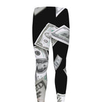 Flying USD Print Men's leggings
