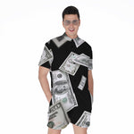 Flying USD Print Men's Rompers